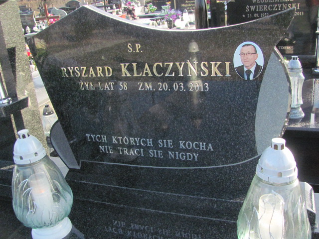 Ryszard Klaczyński 1955 Wieluń - Grobonet - Wyszukiwarka osób pochowanych