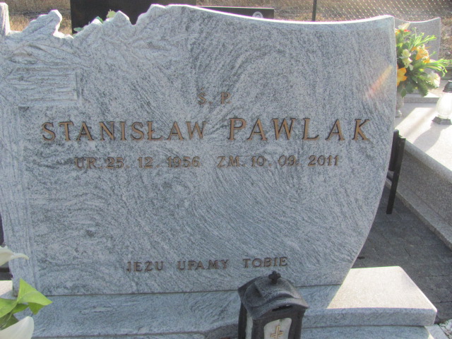 Stanisław Pawlak 1956 Wieluń - Grobonet - Wyszukiwarka osób pochowanych