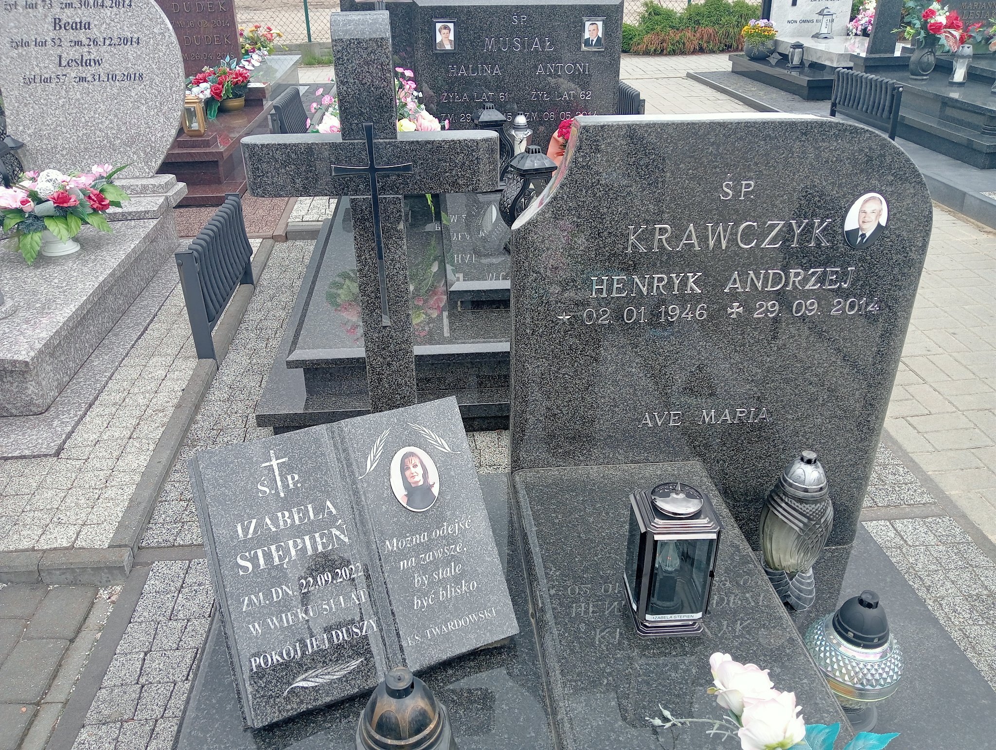 Grób Izabela Stępień