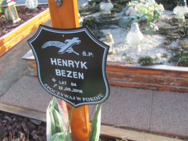 Henryk Bezen 1932 Wieluń - Grobonet - Wyszukiwarka osób pochowanych