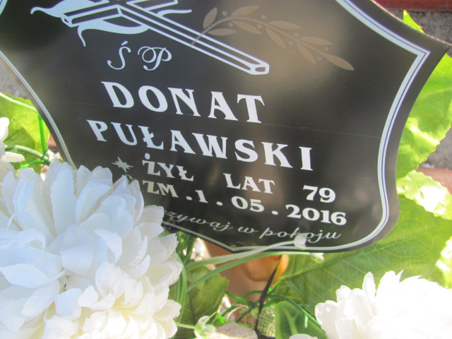 Donat Puławski 1937 Wieluń - Grobonet - Wyszukiwarka osób pochowanych