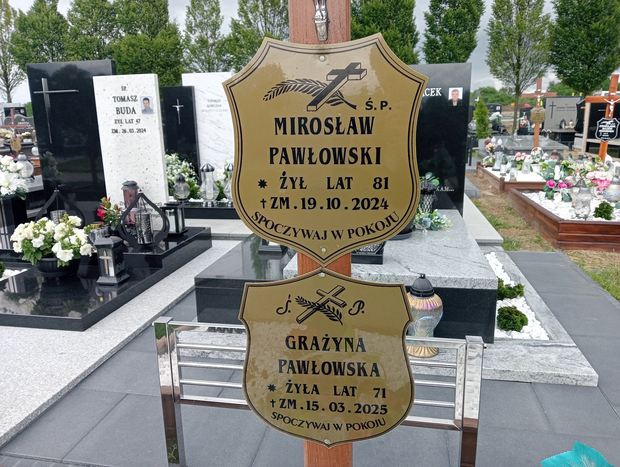 Grób Mirosław Pawłowski